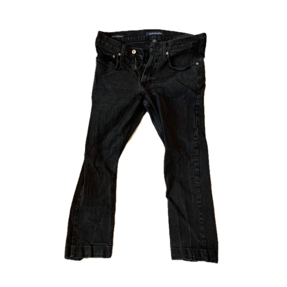 Calvin Klein Black Slim Straight Jeans